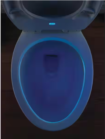 Delta Sanborne Potty-Training Elongated Toilet Seat with NightLight in White