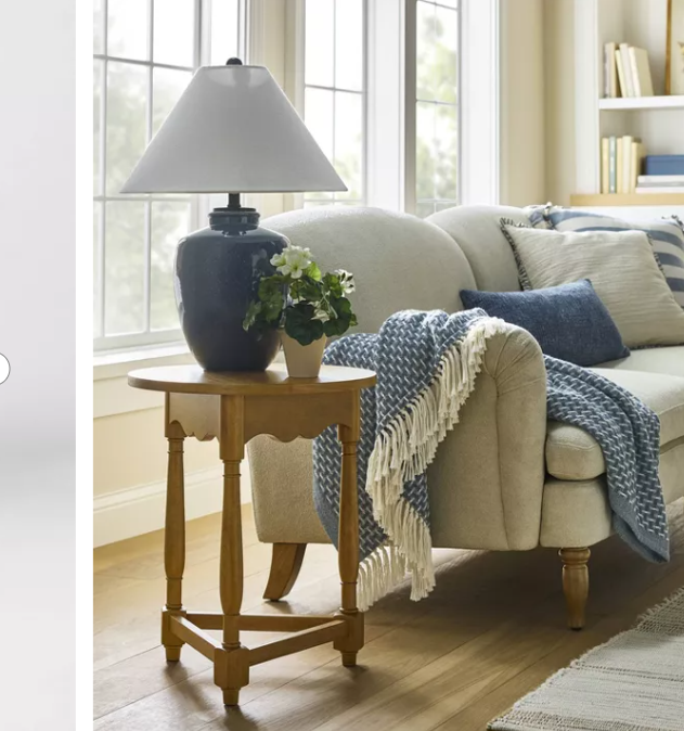 Scalloped Side Table Light Oak - Threshold™ designed with Studio McGee