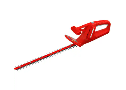 HOMHT20 12V Lithium 18 in. Cordless Hedge Trimmer with Internal 2.5 Ah Battery and Charger