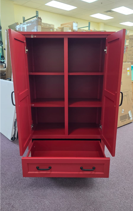 Wood Kitchen Pantry (30 in. W x 47 in. H) (JUST ASSEMBLED)