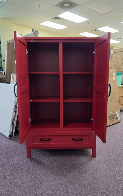 Wood Kitchen Pantry (30 in. W x 47 in. H) (JUST ASSEMBLED)