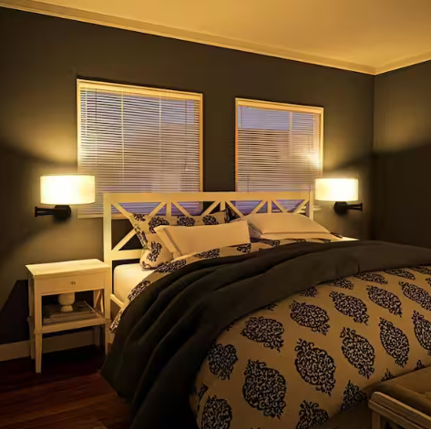 Modern 2-Light Black Swing Arm Wall Lamp with white drum Fabric Shade
