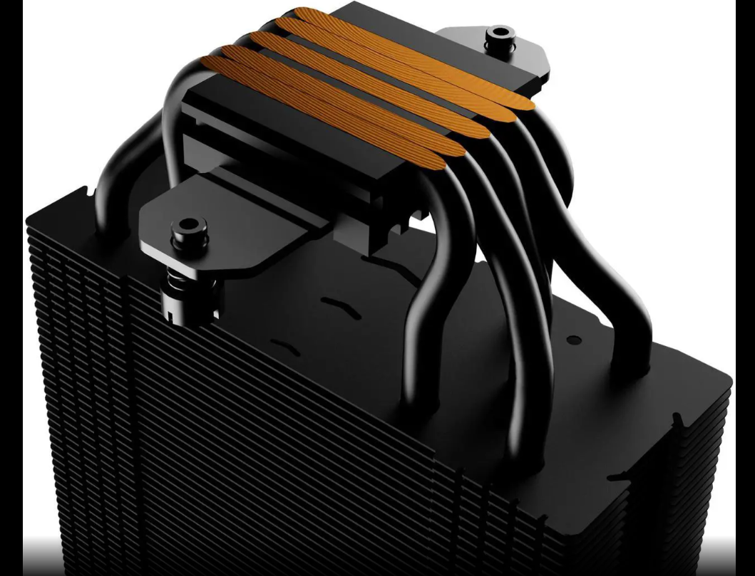 Gamdias Boreas M2-51D ARGB CPU Air Cooler with Digital Display, 5 Copper Heat Pipes, 120mm Hydraulic Bearing PWM ARGB Fan, Support LGA 1700/1151/1150/1155/1156/1200/2011/2066/AM5/AM4