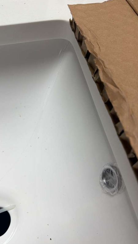 Autumn 24 in. Single Sink White Bath Vanity with White Engineered Stone Top (Assembled)