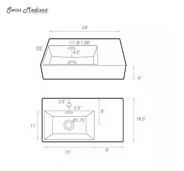 St. Tropez Vessel Sink in Glossy White