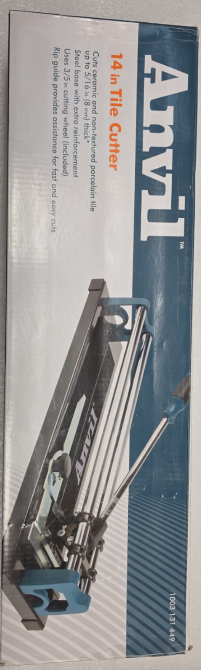 14 in. Ceramic and Porcelain Tile Cutter with 1/2 in. Cutting Wheel