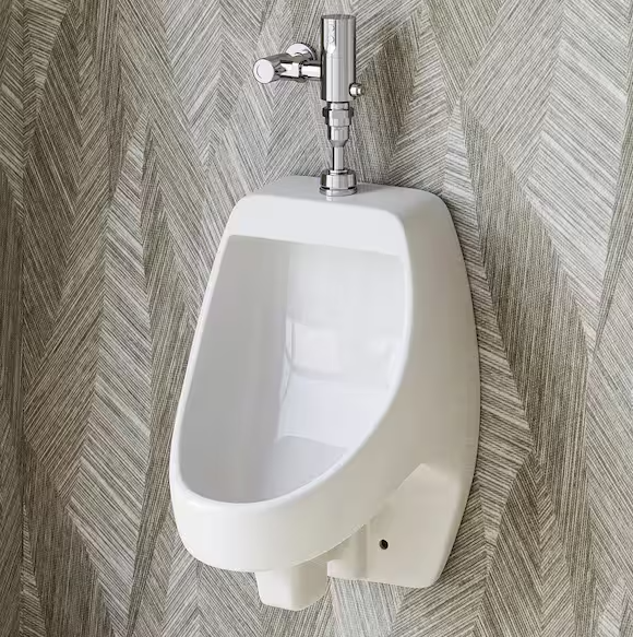 Hanikes 1.0 GPF Urinal with Siphon Jet Flush Action in. White
