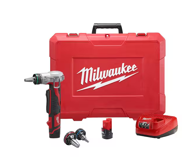 M12 12-Volt Lithium-Ion Cordless ProPEX Expansion Tool Kit with (2) 1.5Ah Batteries, (3) Expansion Heads and Hard Case