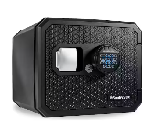 SentrySafe 0.81 cu. ft. Waterproof and Fireproof Safe for Home with Digital Keypad, Interior Light and Override Keys