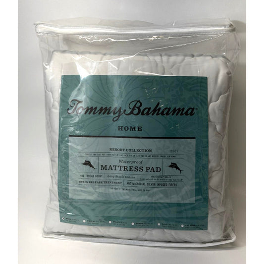 Tommy Bahama Resort Collection Waterproof Twin Mattress Pad