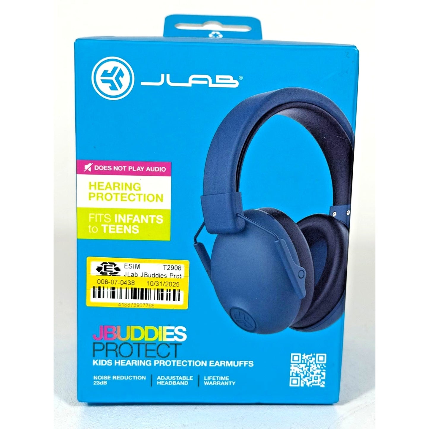 JLab JBuddies Protect Kids Ear Protection Ear Covers - Navy