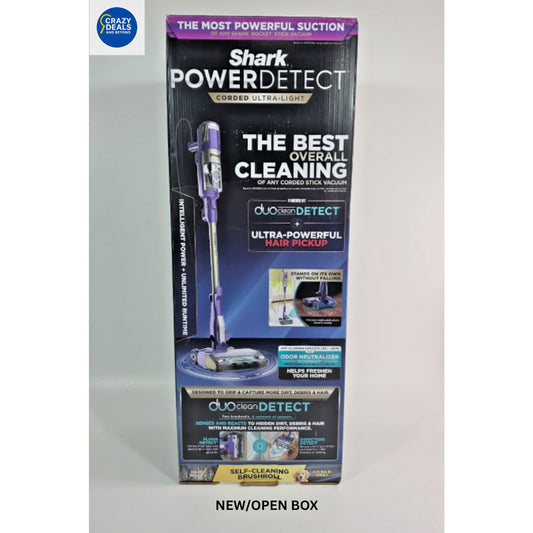POWERDETECT Ultra-Light Corded Stick Vacuum with Duoclean Technology, Self-Clean