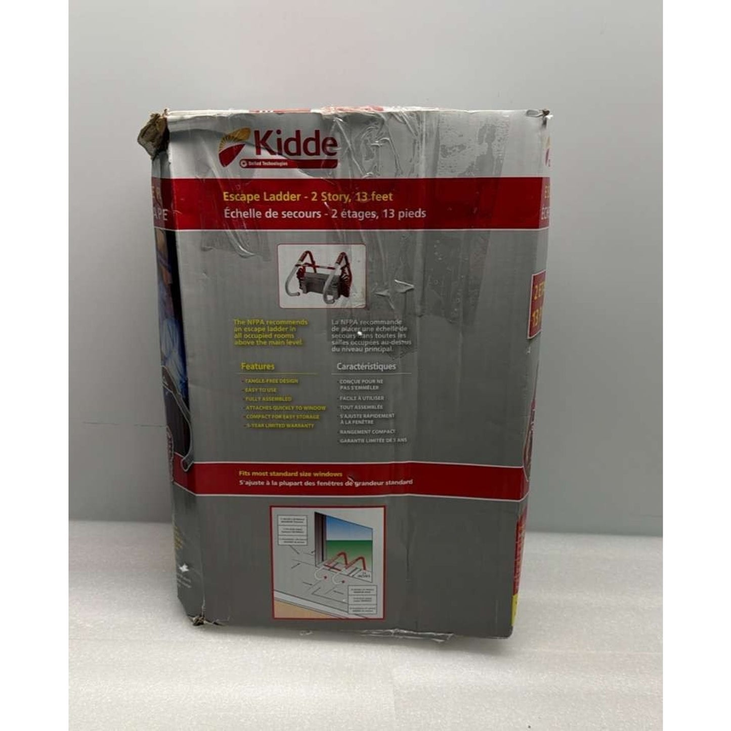 Kidde Ladder KL-2S 2 Story, 13 Foot Fire Escape, 047871680931