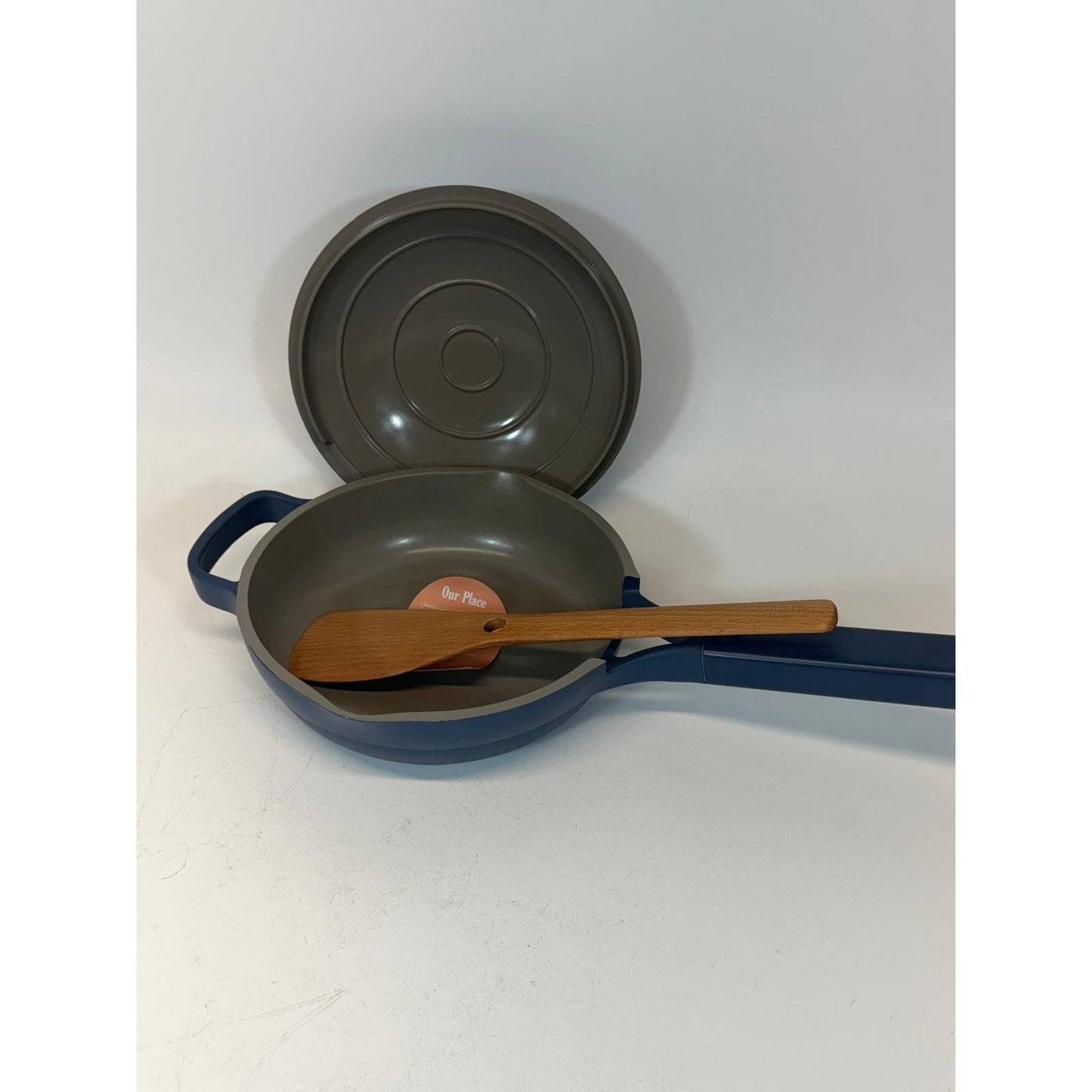 Our Place 3PC Aluminum Ceramic Glass Mini Pan Cookware Set 450F 1.2QT