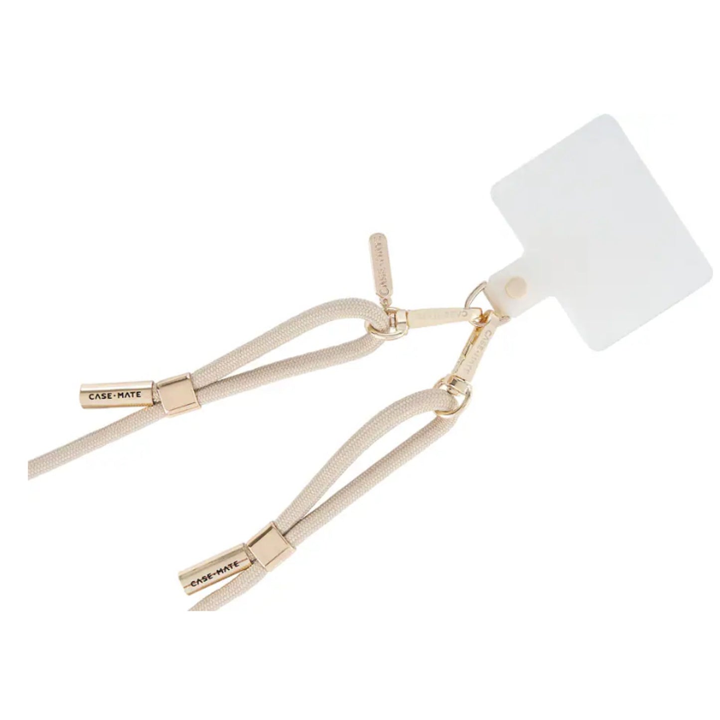Case-Mate - Crossbody for Any Cell Phone - Taupe Rope