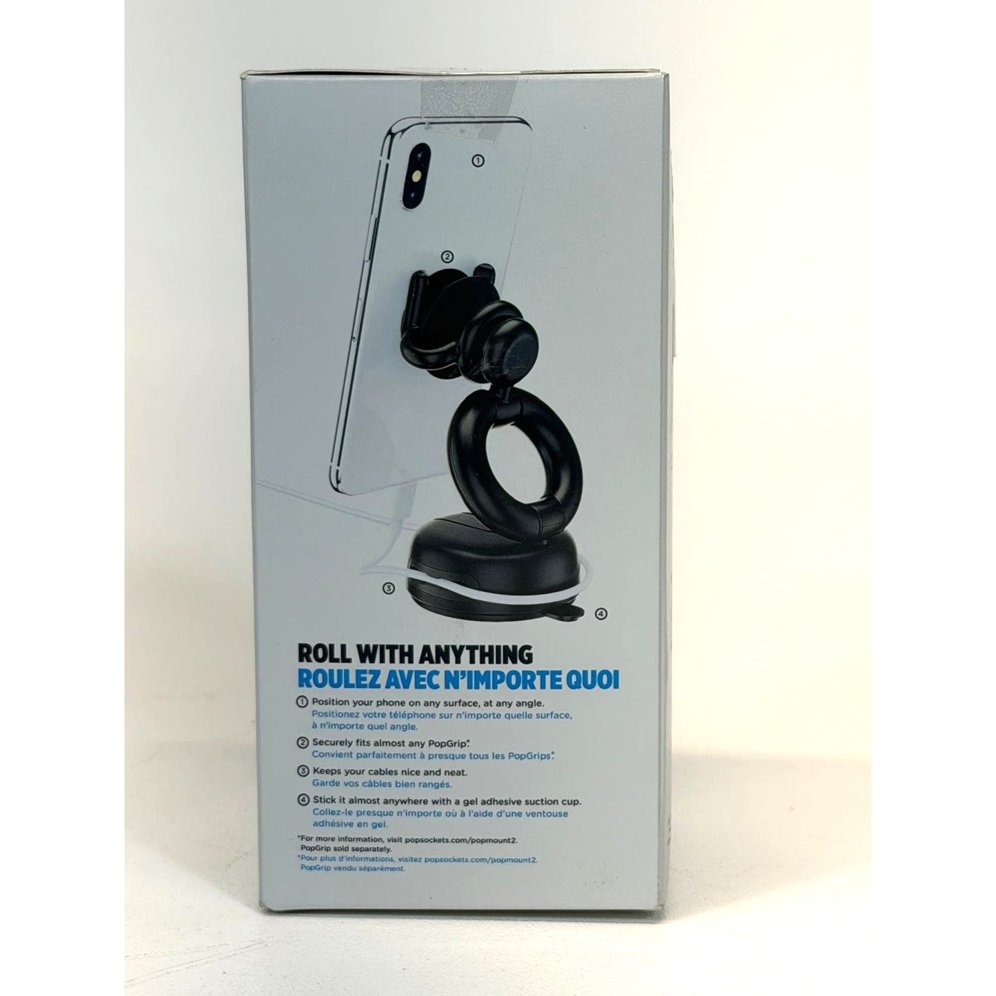 PopSockets PopMount2 Dash & Windshield Mount Black