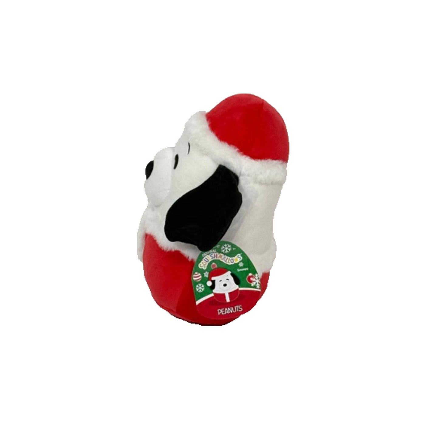 Squishmallows Snoopy 10” Kellytoy Plush Santa Hat Christmas Peanuts