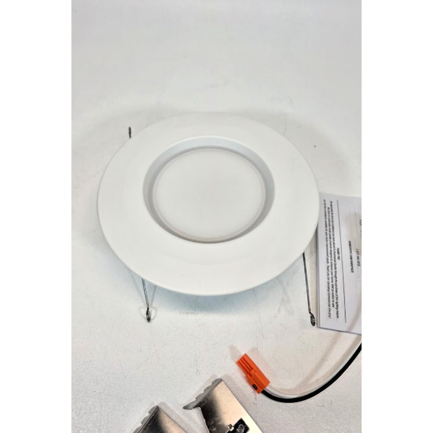 Commercial Electric 5/6in Smart LED Recessed Light Trim RGB Adjustable CCT Night
