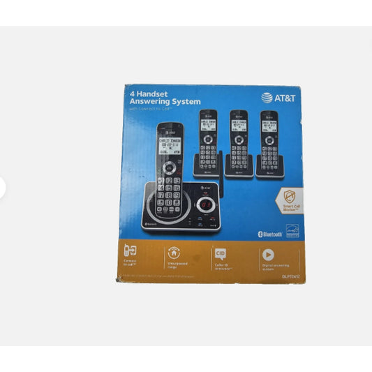 AT&T 4Handset Answering System with Call ID Connect to Cell & Smart 650530032769