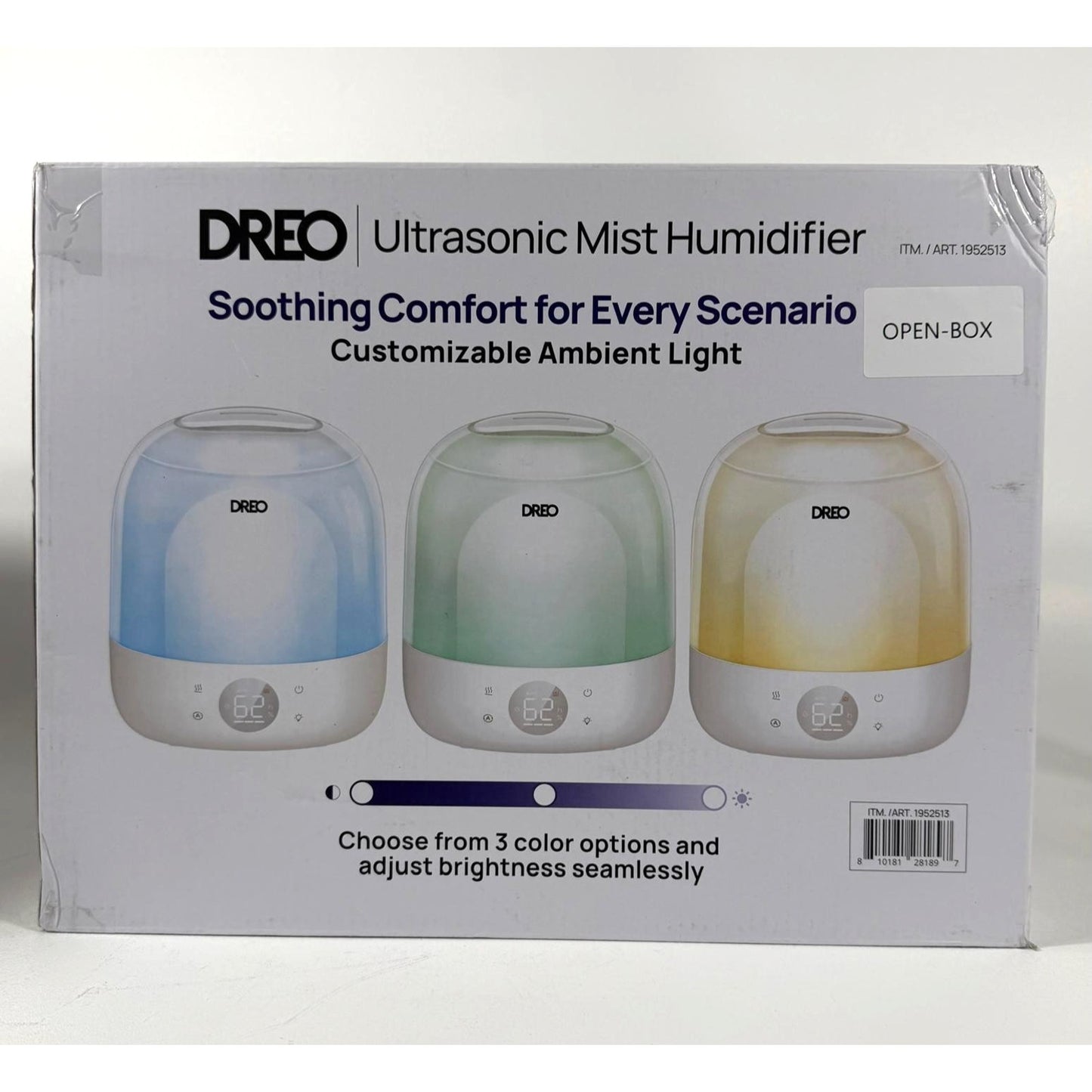 Dreo Ultrasonic Mist Humidifier 2Pk 409 3 Mist Settings Aromatherapy Compatible