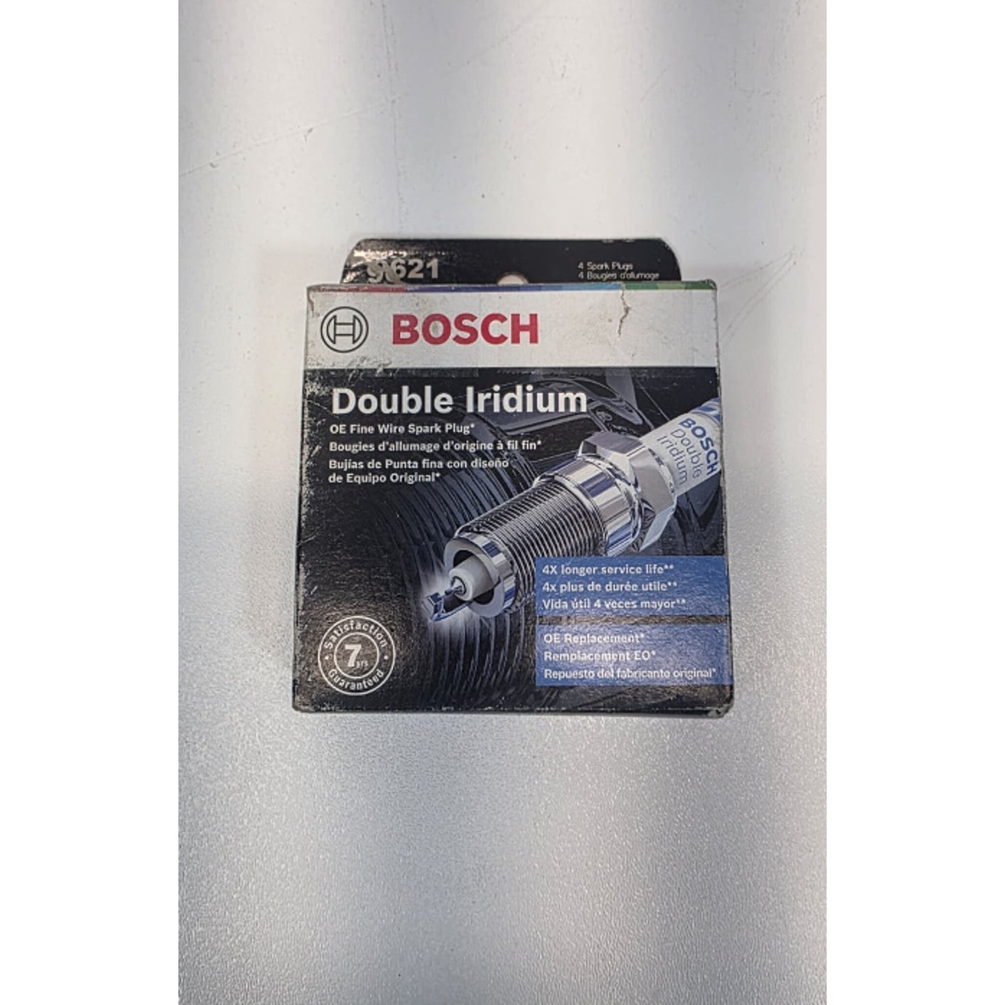 Bosch 9621 Double Iridium Spark Plugs 4 pc