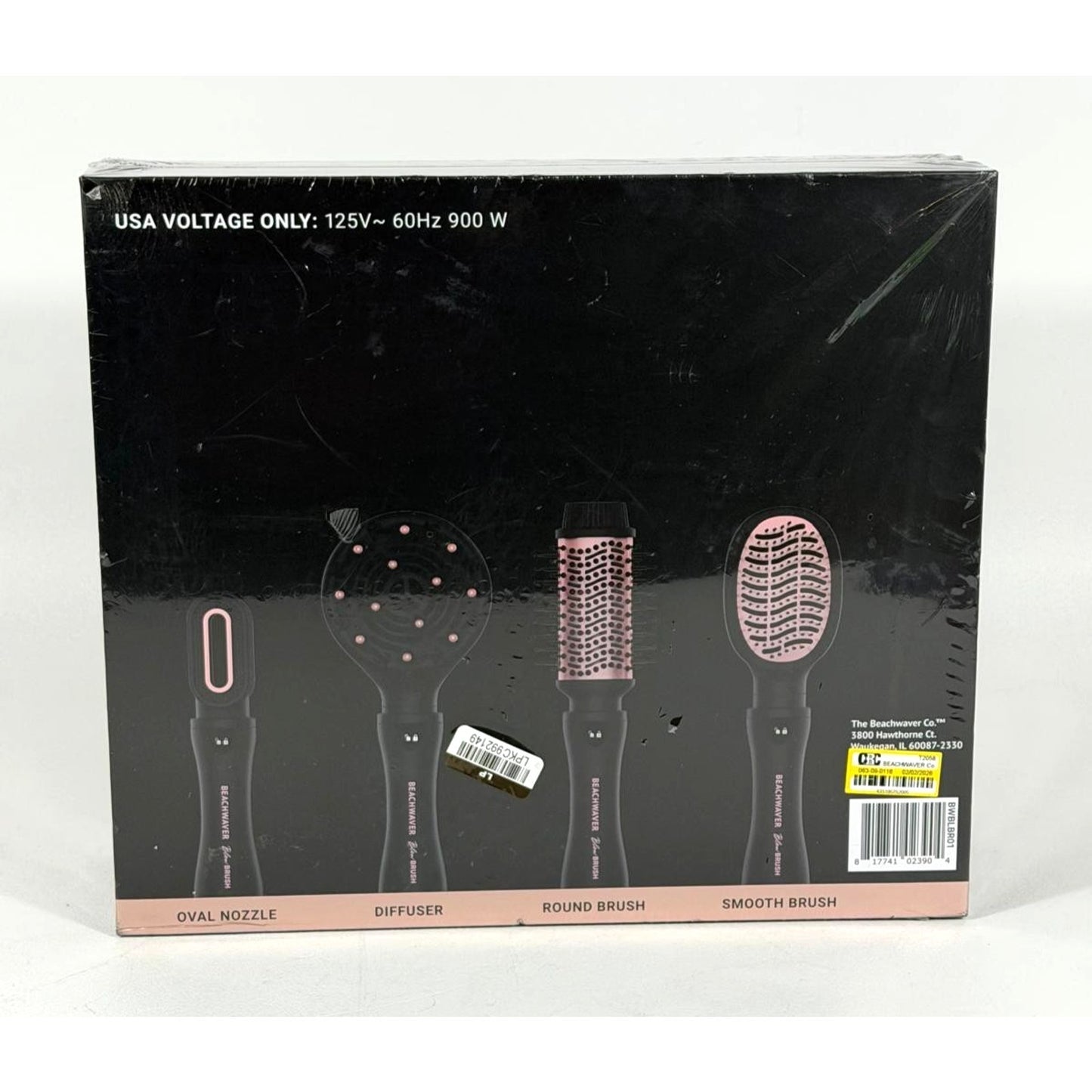 BEACHWAVER Co. Blowout Brush - Midnight Rose 4-IN-1 SET