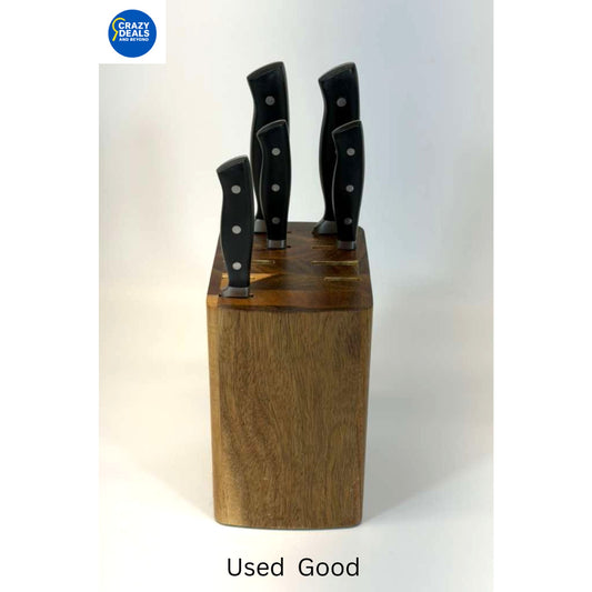 Henckels Fine Edge Forged 6-piece Knife Block Set German Steel Lifetime