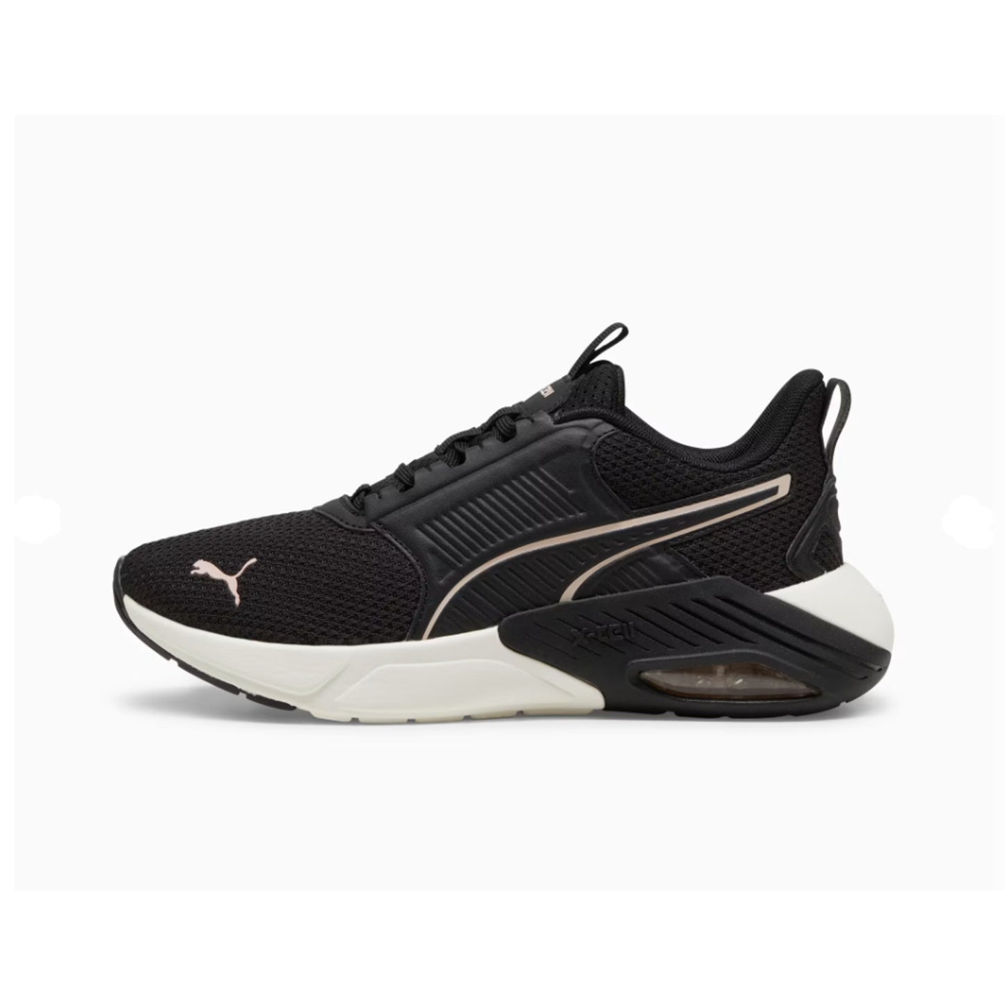 PUMA Women's X-Cell Nova Cross Trainer Sneaker in Black/Rose Quartz Size 9.5