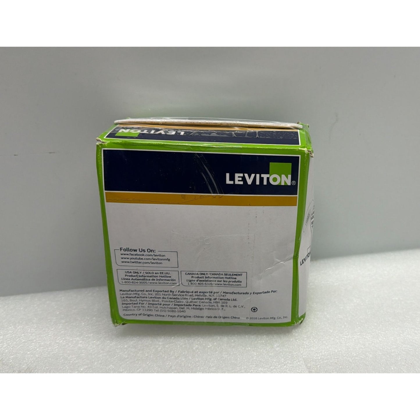 Leviton ODC0S-I1W Self-Contained Ceiling-Mount Occupancy Sensor - Watt 120V