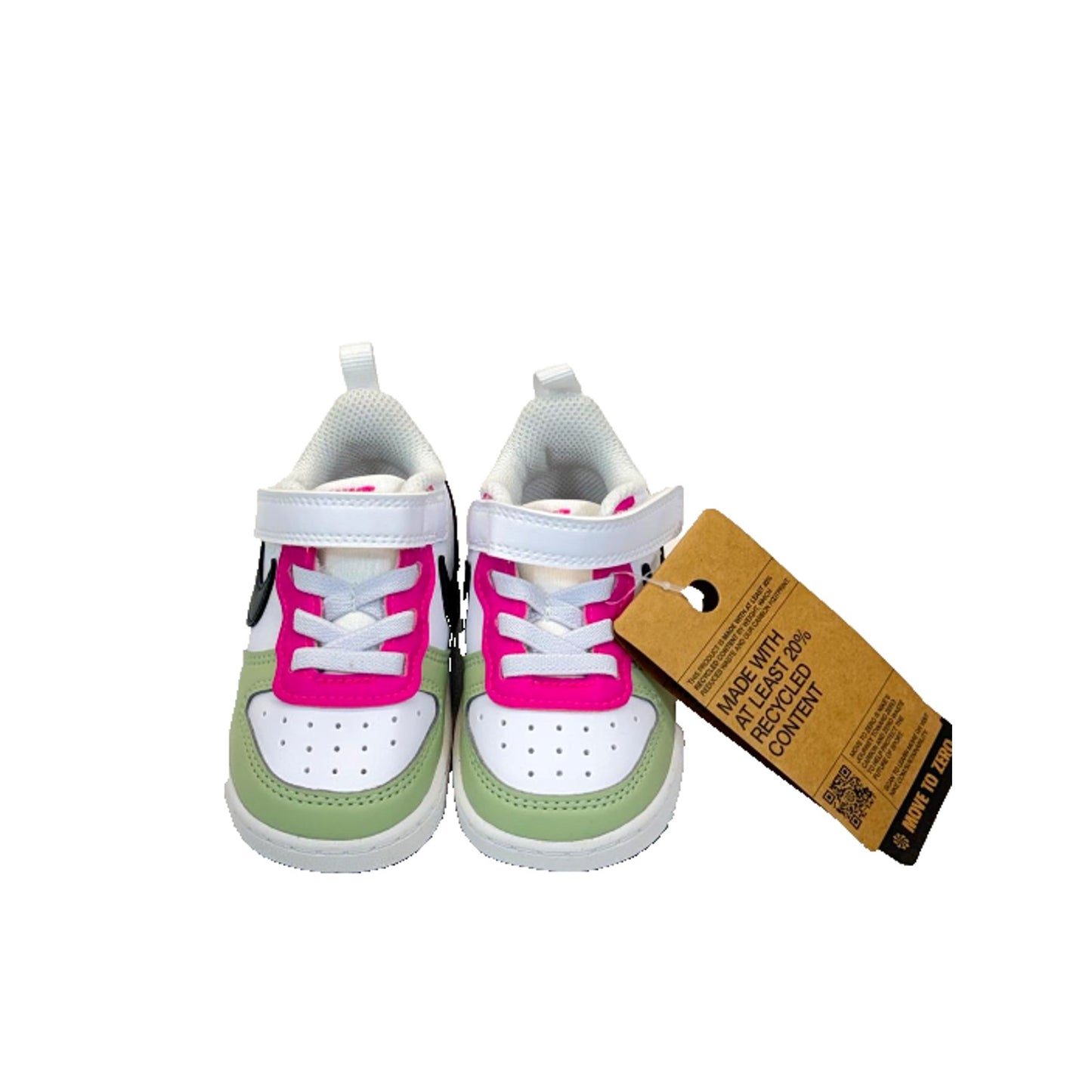 Nike Kids' Court Borough Low Recraft Baby/Toddler Shoes (White/Blue/Pink) - S 5M