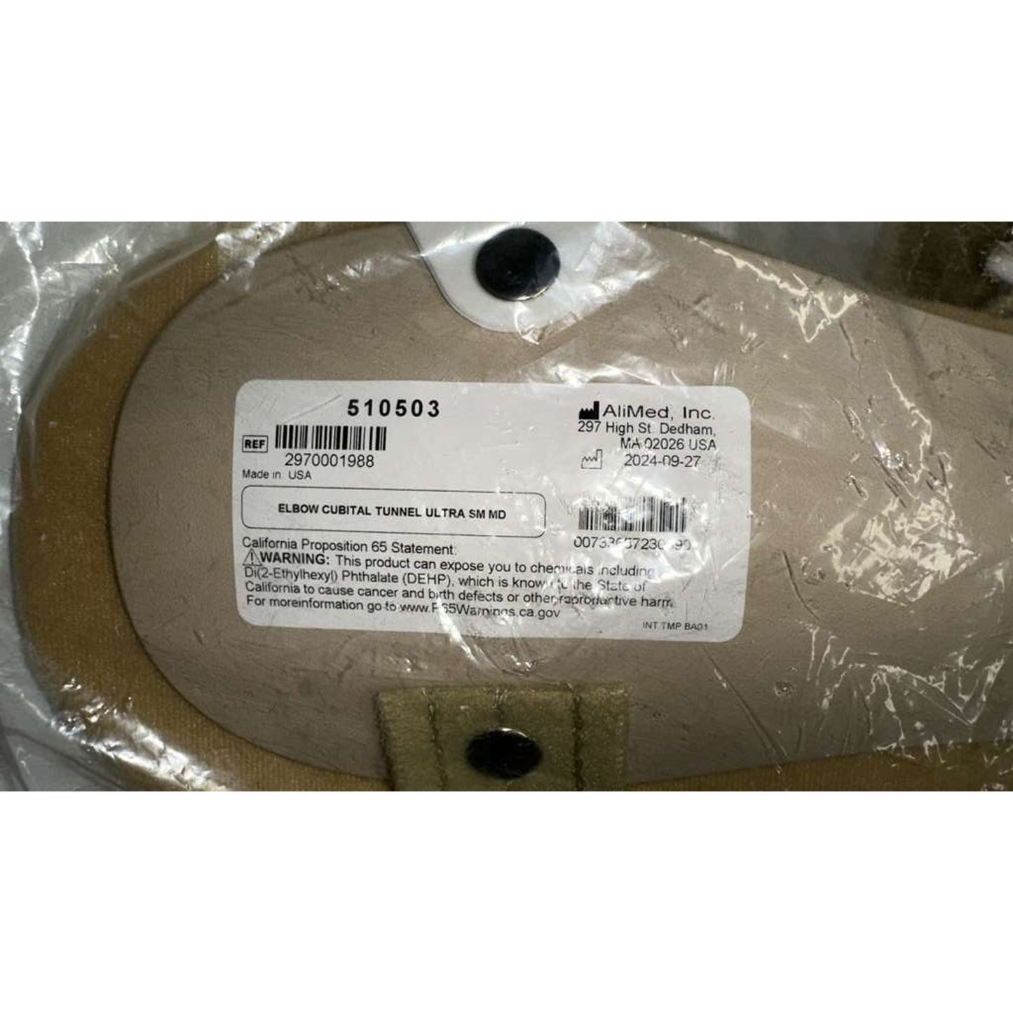 ALIMED 510503 Cubital Tunnel Splint Small/Medium 14-3/4"L