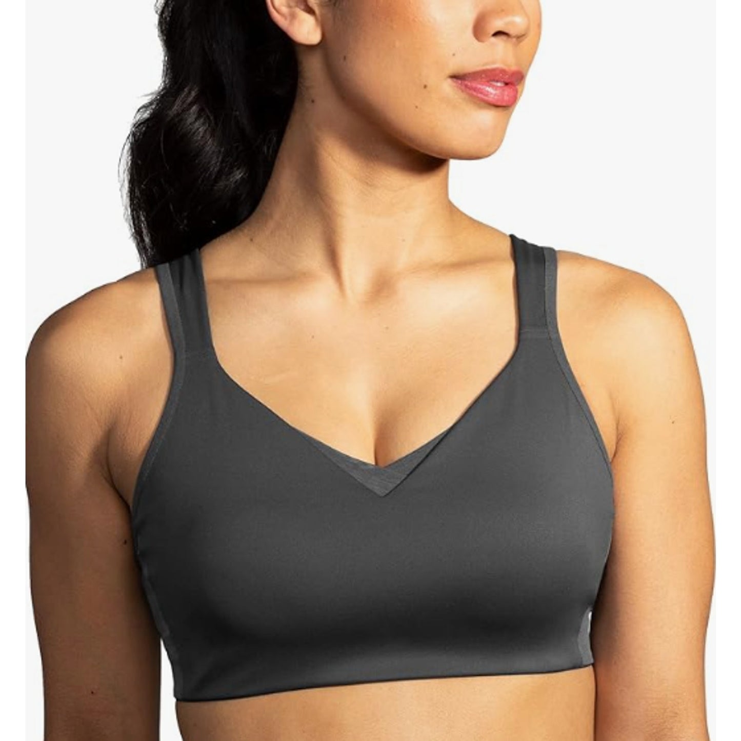 Brooks Women's Drive Convertible Sports Run Bra Color Asphalt Size 38DD New