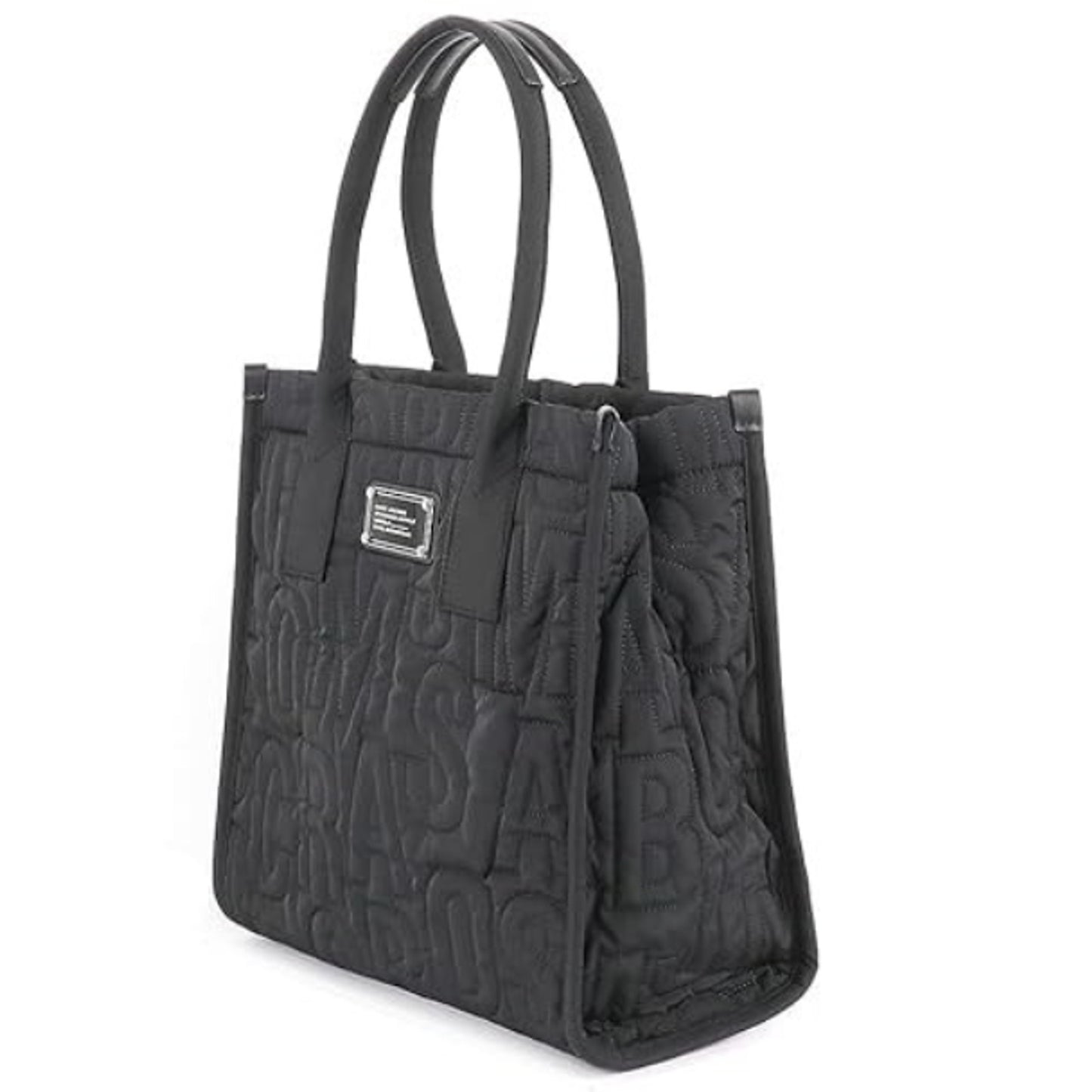 Marc Jacobs Large Nylon Quilted Tote (Black)