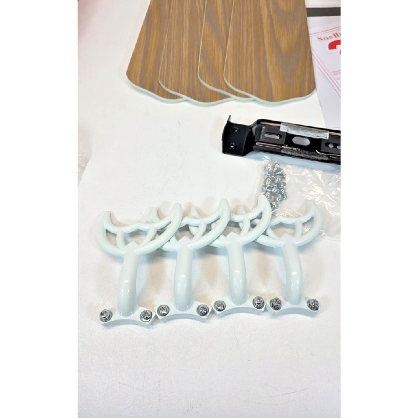 Littleton 42 in. LED Indoor White Ceiling Fan with Light Kit B148