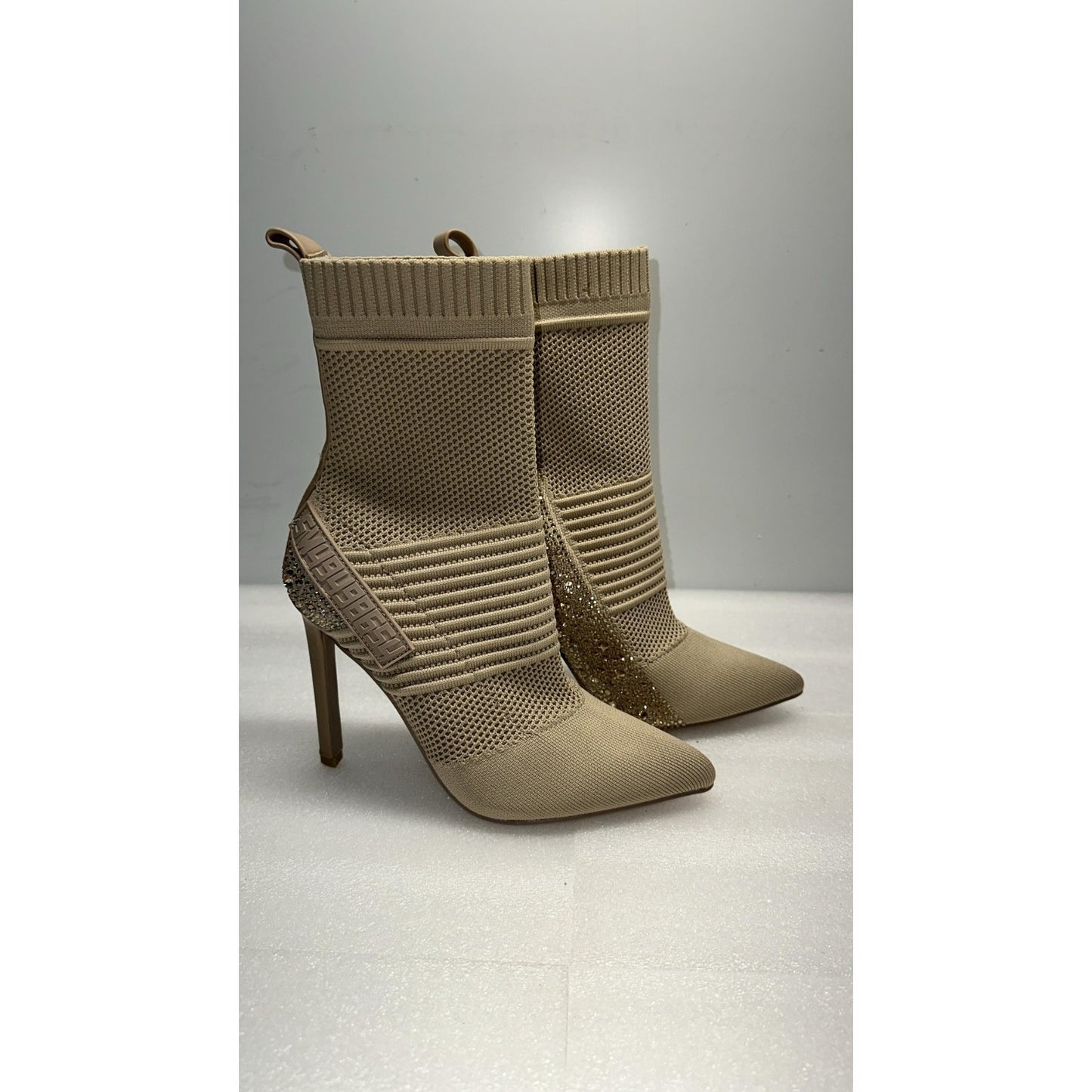 Steve Madden Maxwell Women's Mesh Pointed Toe Ankle Sock Boots Size 6.0