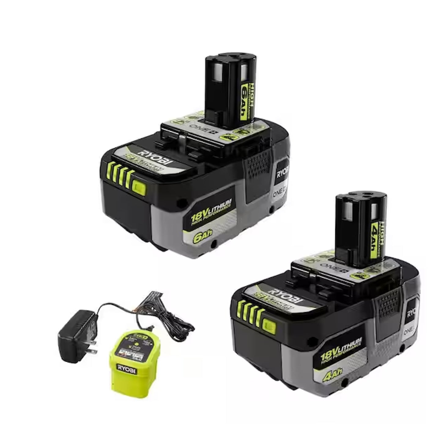 NEW Ryobi ONE+ 18V High Performance Starter Kit 6 Ah & 4 Ah HP Batteries PSK1211