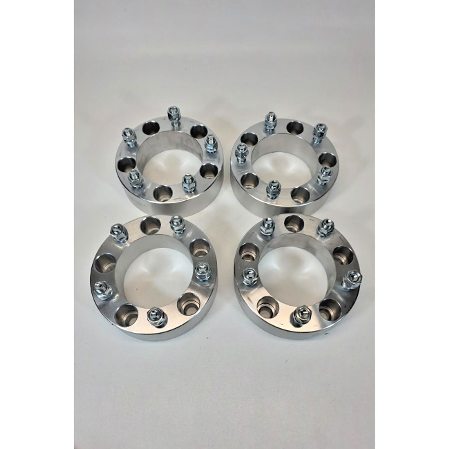 4Pc 1.5" 5x5 5x5.5 Wheel Adapters 1/2"x20 Fits Dodge D150 Ram Ford E-150 F-150