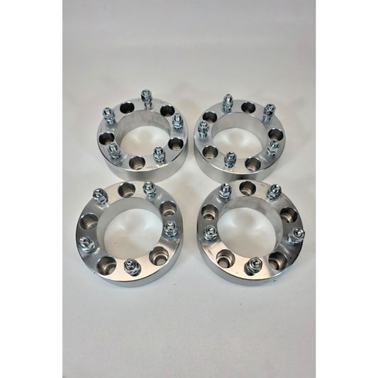4Pc 1.5" 5x5 5x5.5 Wheel Adapters 1/2"x20 Fits Dodge D150 Ram Ford E-150 F-150