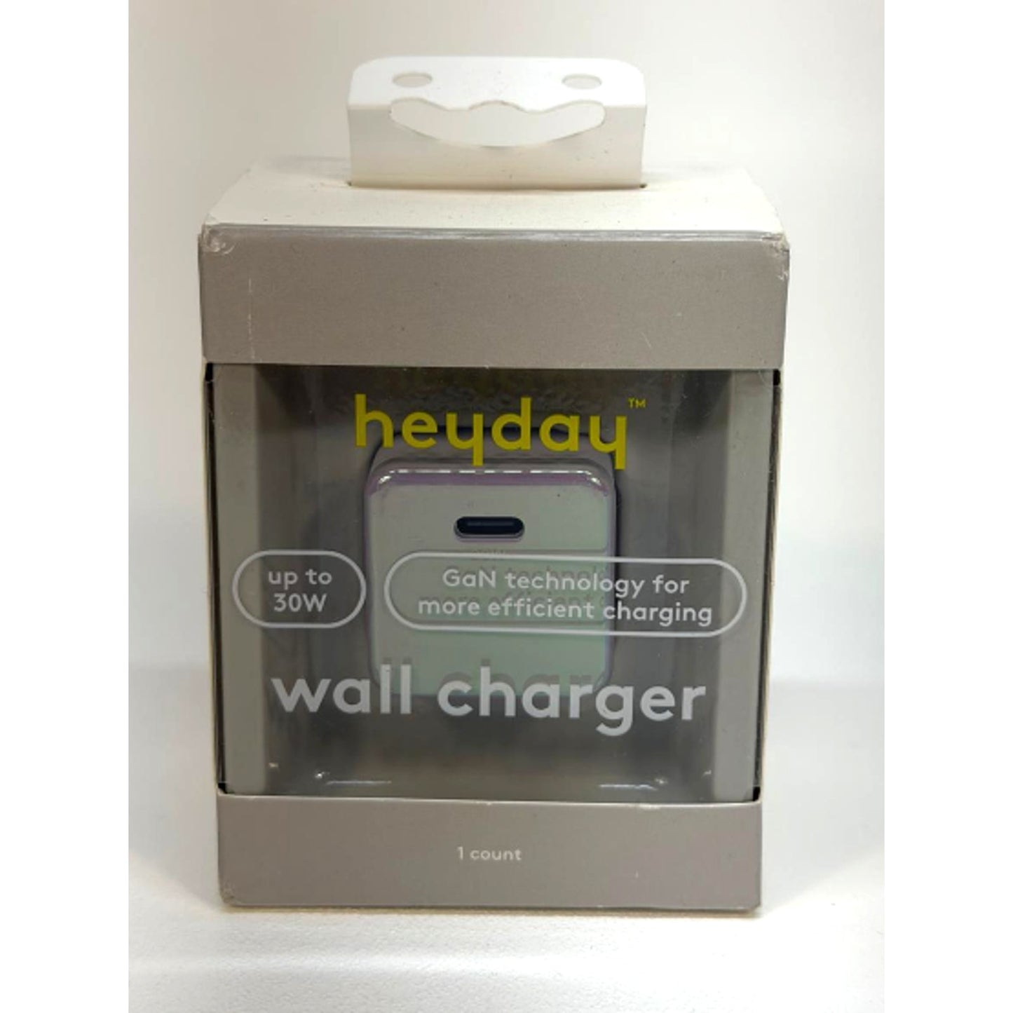 Single Port USB-C 30W Wall Charger - Heyday Soft Purple
