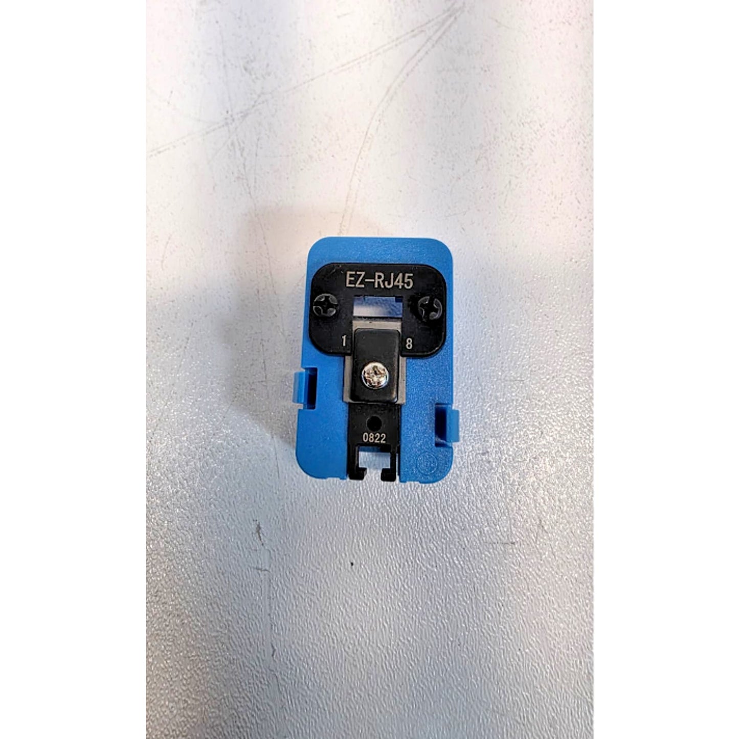 EZ-RJ45 Die for EXO Crimp Frame Clamshell Accessory Box (100072C), Blue