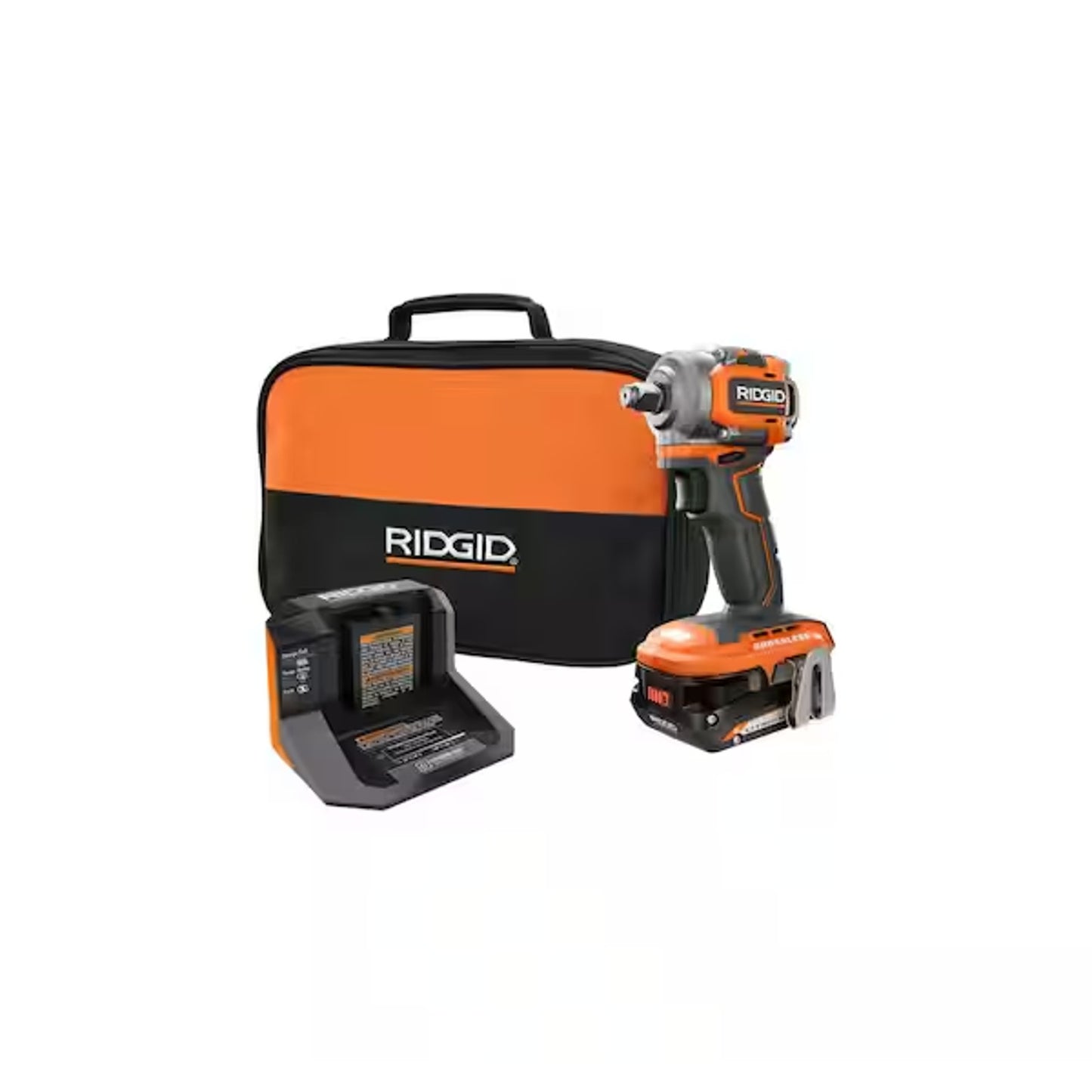 Ridgid R87207K 18V SubCompact Brushless 4-Mode 1/2 in. Impact Wrench Kit
