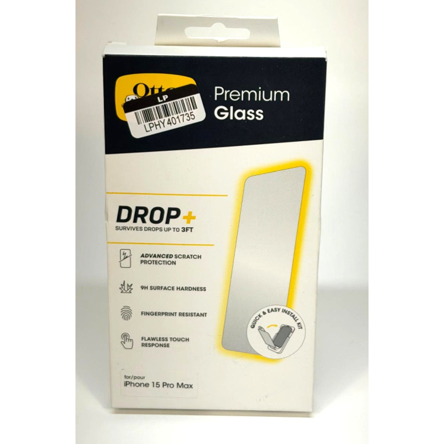 OtterBox Premium Glass - Screen Protector for Apple iPhone 15 Pro Max