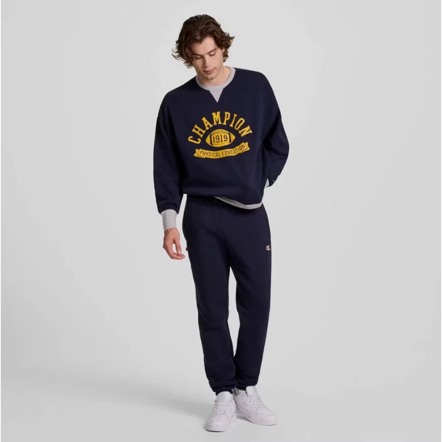 Champion Mens Physical Education Colorblocked Crewneck Sweatshirt Size XXL "NWT"