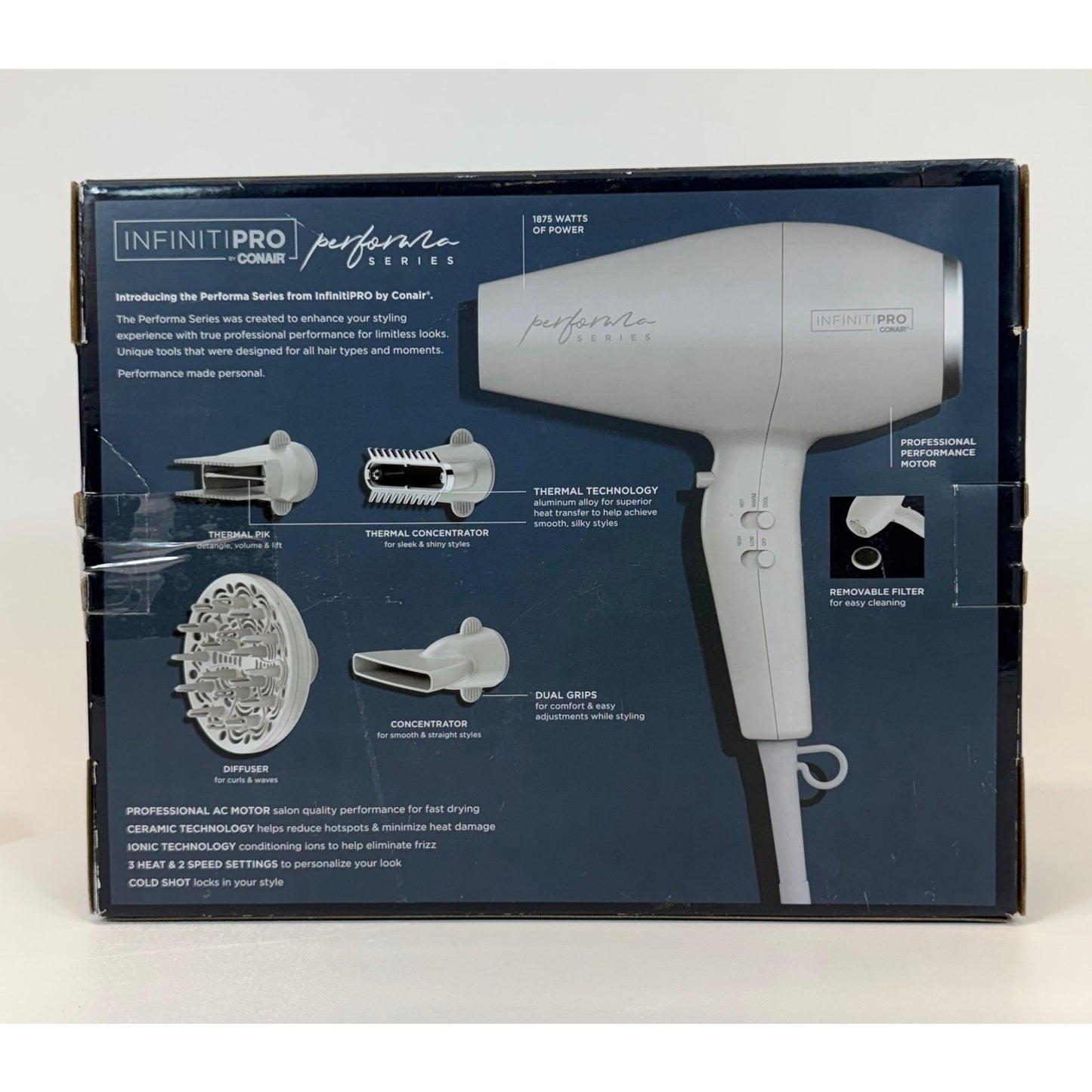 INFINITIPRO by CONAIR Performa Series Ionic Ceramic Hair Dryer