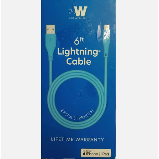 Just Wireless 6ft iPhone To USB-C Charging Cable - Fast Charge