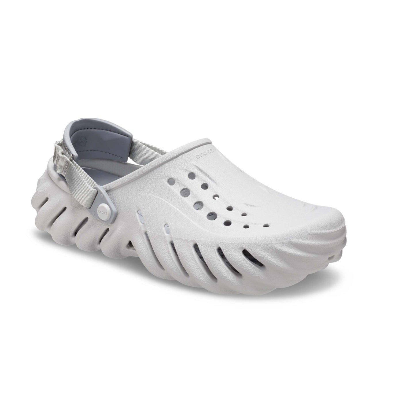 Crocs Echo Clogs Sneakers - Grey - Size 6 - Thermoplastic