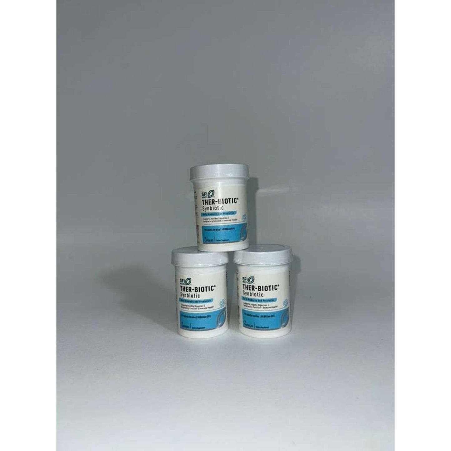 Klaire Labs SFI Health Ther-Biotic Synbiotic Prebiotics & Probiotic (3 x 30ct)