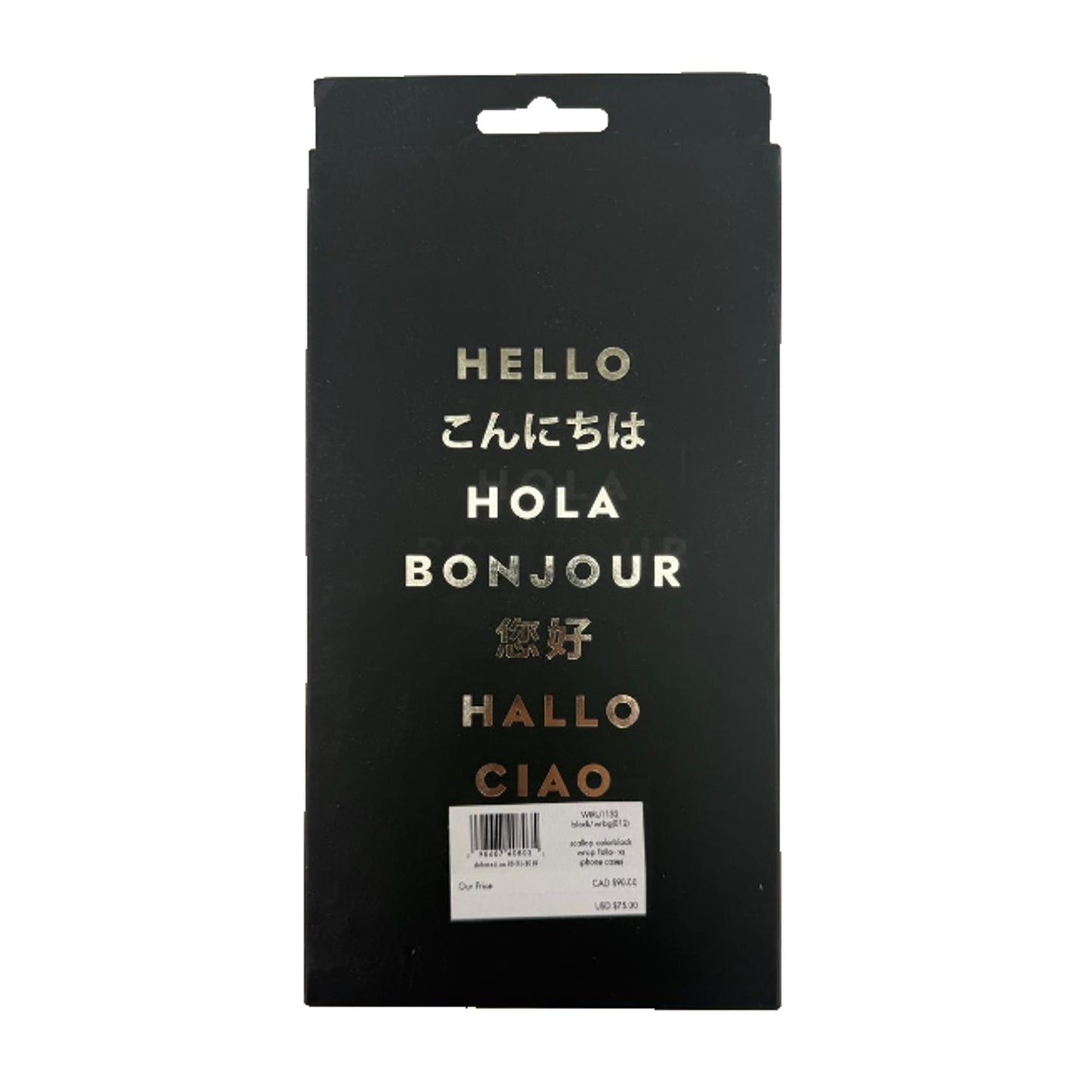 Kate Spade iPhone XS/X scallop colorblock Saffiano Leather Folio Case