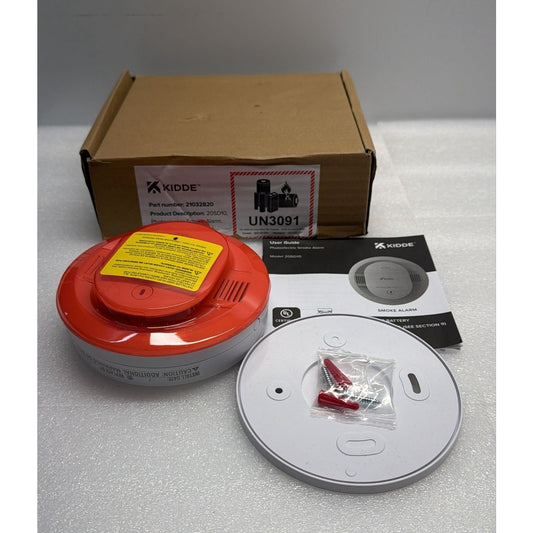 Kidde 20SD10 Smoke Alarm 10-Year Battery Photoelectric Detector White