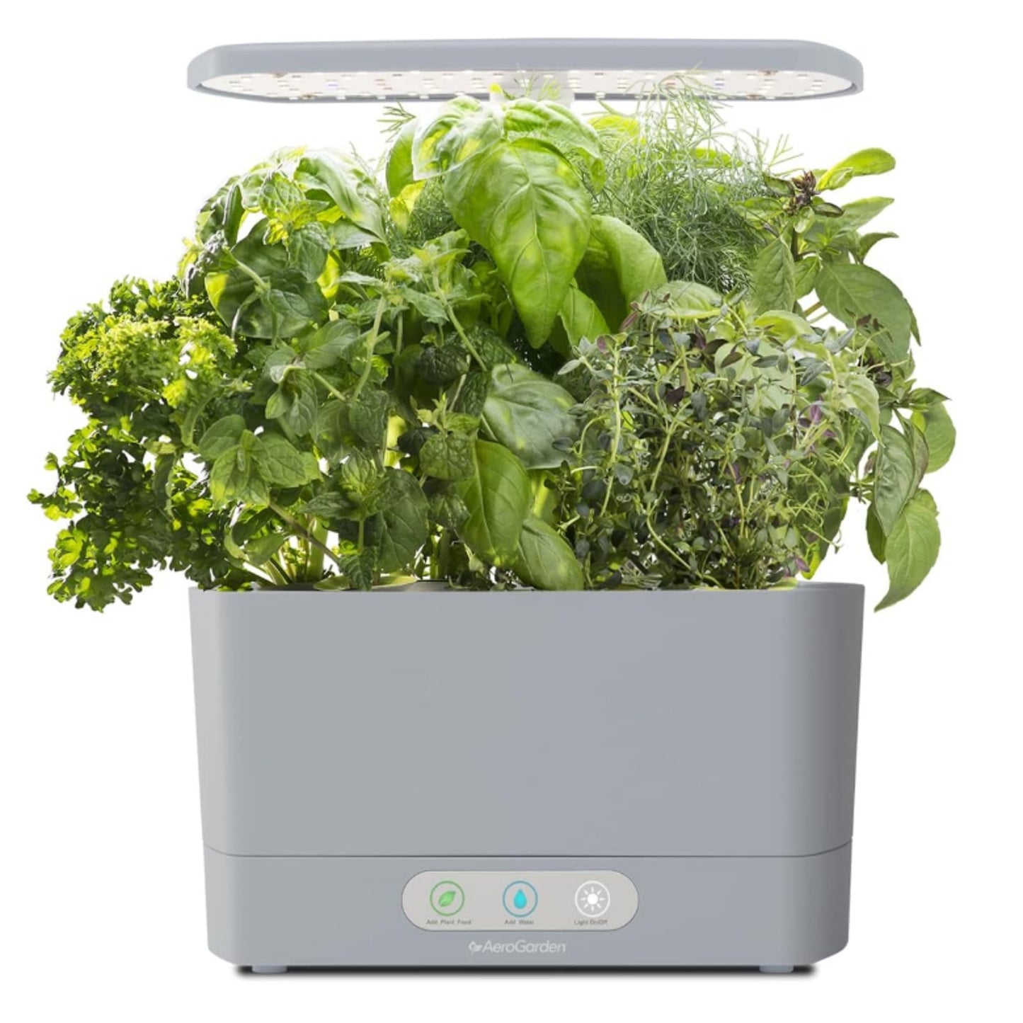 AeroGarden Harvest - Indoor Garden with LED Grow Light, Cool Gray